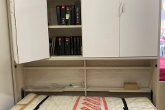 CAMA PLEGABLE HORIZONTAL CON ARMARIO 212x42x240 cm