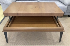 MESA DE CENTRO ELEVABLE, 110x60 cm