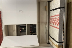 CAMA PLEGABLE HORIZONTAL CON ARMARIO 212x45x240 cm